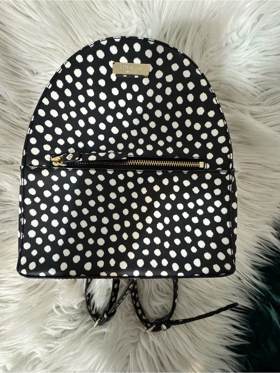 kate spade mini backpack polka dot Disney X Kate Spade New York Minnie Dome Leather, Black multi Fashion Kate Spade disney x kate